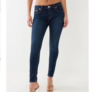 True Religion Jennie Mid Rise Curvy Skinny Jean